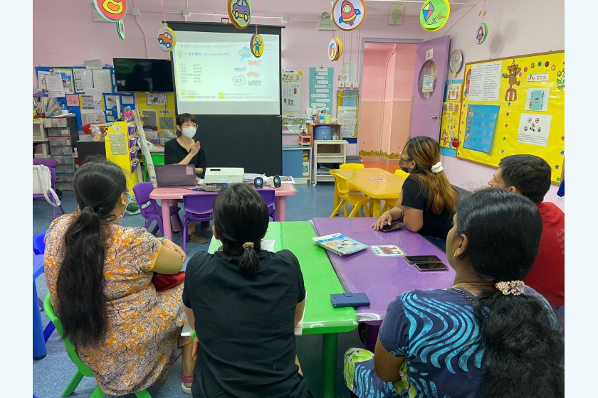 C4C_家長正參與家長學堂學習中文知識